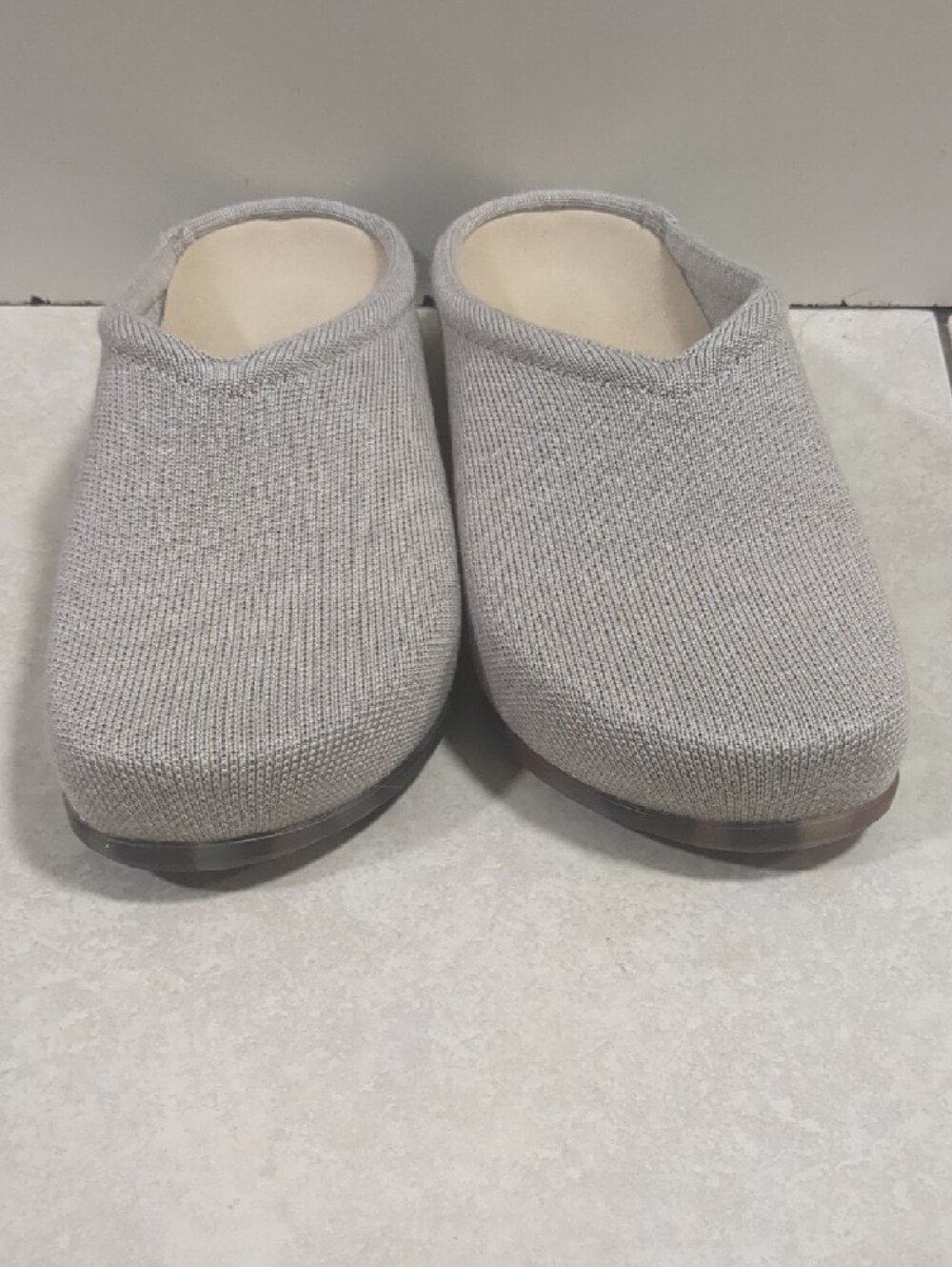 Rothy's Women's The Casual Clog In Light Gray NWOB - Picture 5 of 5